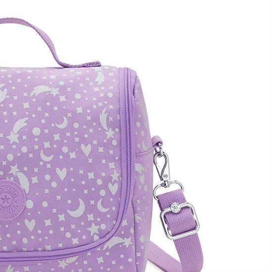 Kipling New Kichirou Printed Lunch Bag Çanta Mor | TR 1280KO